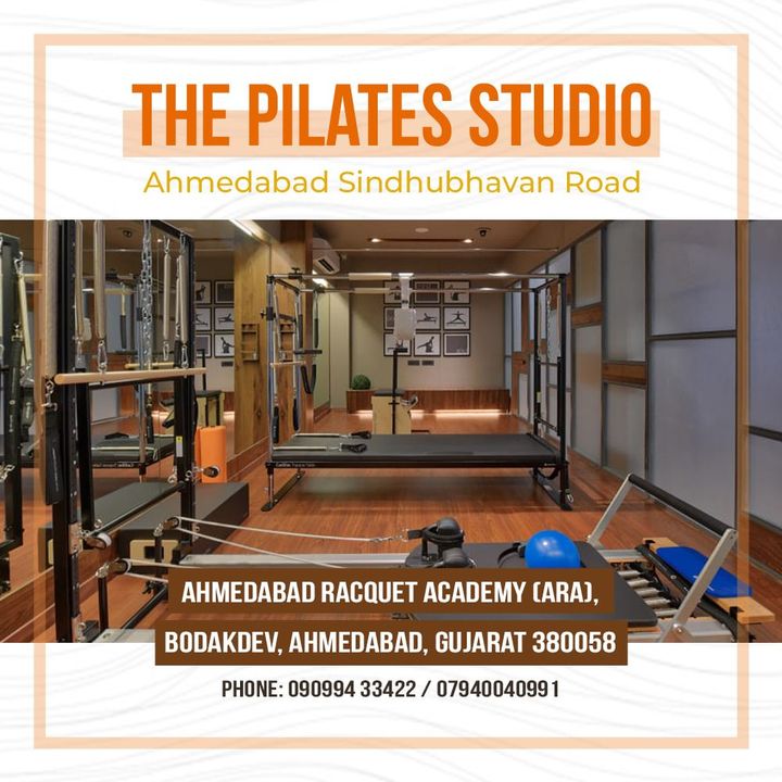 Get ready to Experience the #MagicOfPilates and get Super FIT!! #ThePilatesStudioAhmedabad now in two locations in the heart of Ahmedabad ♥️
.
.
We are currently located in: 
.
1.Sindhubhavan Branch  SINDHUBHAVAN ROAD (SBR)
Ahmedabad Racquet Academy (ARA), Bodakdev, Ahmedabad.
.
.
2.Navrangpura Branch
OFF. C.G. ROAD
1st Floor Sun Square, Off. C.G. Road, 
Navrangpura, Ahmedabad.
.
.
FOR INQUIRIES
Contact us on: +91 90994 33422 +91 79 4004 0991
Email: pilatesstudioahm@gmail.com
www.pilatesaltitude.com 
.
.
.
#Pilates #ThePilatesStudio #BollyWood #CelebrityTrainer #YoungestCelebrityInstructor #FitnessEnthusiast #Fitness #workout #fit #thursday  #bollywood #bollywoodstyle #celebrity #InstaFit #FitnessStudio #Fitspo  #Workout #WorkoutMotivation #fitness 
#pilatesgirl #pilatesbody #thepilatesstudiochandigarh #celebritytrainer #gettingbettereachday #fitnessforever #workhard #workhardplayhard