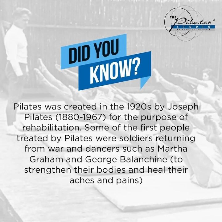 Pilates takes its name from Joseph Pilates. A German-born emigré to Britain and then America, he devised the Pilates method as a new approach to exercise and body-conditioning. His method included the use of equipment referred to by him as: apparatus. Perhaps the best known piece of equipment, is the Pilates reformer, which is in use in The Pilates Studio today.
.
.
Dm us for queries.
www.pilatesaltitude.com .
.
. 
#Pilates #PilatesCommunity #Fitness #FitnessEnthusiasts #HealthTips #EatHealthy #Stretch #WorkOut #ThePilatesStudio #Graceful #Relax #FitnessMotivation #InstaFit  #FitnessStudio #Fitspo 
#ThePilatesStudio #Strength  #PilatesGirl  #Workout #WorkoutMotivation #fitness  #ahmedabad #india #igers