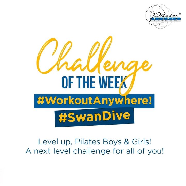 #ChallengeOfTheWeek: Participate in this challenge and get featured on our page, @thepilatesstudioahmedabad ! 
Use the hashtag #WorkoutAnywhere #SwanDive and tag @thepilatesstudioahmedabad on each of your posts. 
Are you ready to #WorkoutAnywhere? Share your videos/pictures with us 😍
.
.
Dm us for queries.
www.pilatesaltitude.com
.
.
. 
#Pilates #PilatesCommunity #Fitness #FitnessEnthusiasts #HealthTips #EatHealthy #Stretch #WorkOut #ThePilatesStudio #Graceful #Relax #FitnessMotivation #InstaFit #StottPilates #FitnessStudio #Fitspo 
#ThePilatesStudio #Strength #pilates #PilatesGirl  #Workout #WorkoutMotivation #fitness #Exercise #Challenge #WorkoutChallenge