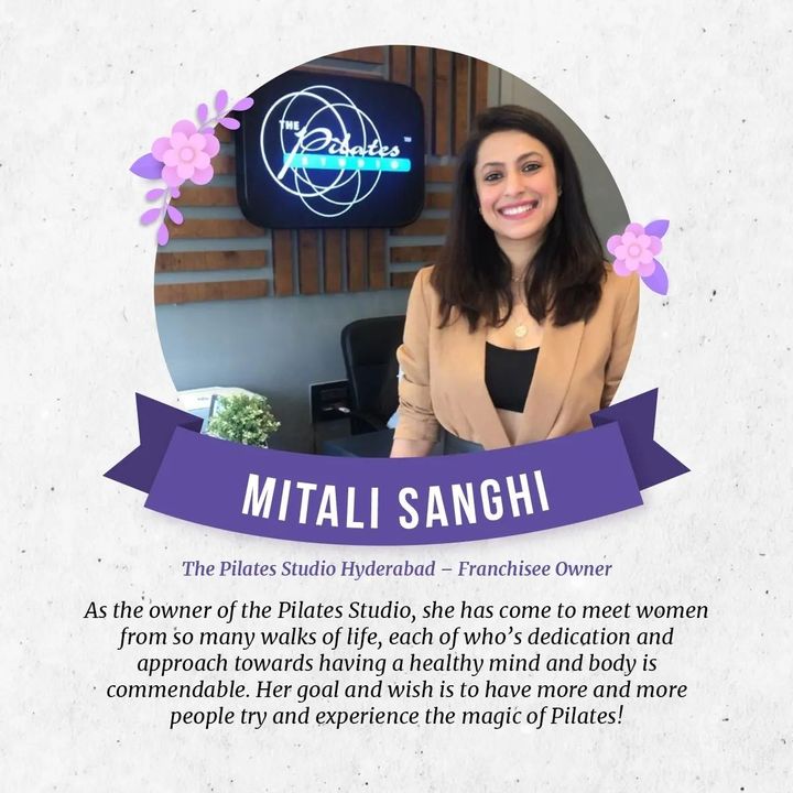 #ThePowerBehindThePilatesStudioHyderabad: Having completed her education, and working in the corporate field for years, she felt the need to do something of her own. After exploring various options, she stumbled upon Pilates. It wasn’t so much by chance but because she wanted to sign up for Pilates classes and couldn’t find one in Hyderabad. She saw this as an opportunity to 
open her own studio and the rest was history. She opened the first studio in 2017 and the second one in 2019. It has been a great journey so far and she looks forward to many great years ahead. What drew her to Pilates apart from its several benefits was that it was 
a holistic form of fitness for the mind and body.
.
.
.
#internationalwomensday #womensday #womensday2022 #happywomensday #women #leadingwomen #womenleaders #breakthebias #thepilatesstudiobynamratapurohit #namratapurohit #woman
 #FitnessEnthusiast #Fitness #workout #fit  #celebrity #InstaFit #FitnessStudio #Fitspo  #Workout #WorkoutMotivation #fitness 
#pilatesgirl #pilatesbody  #celebritytrainer #gettingbettereachday #fitnessforever #workhard