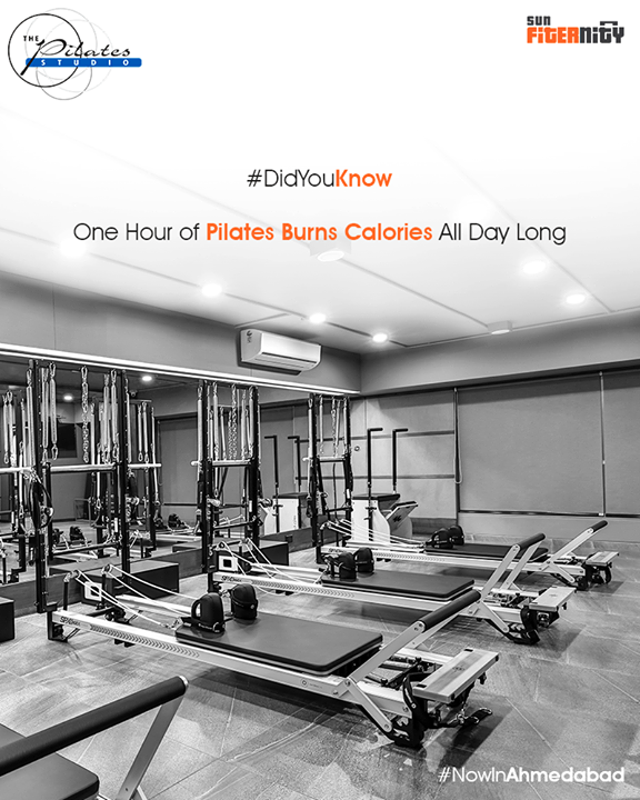 One Hour of Pilates Burns Calories All Day Long | Did You Know

Pilates workout keeps your metabolism on a high throughout the day - giving you a good calorie burn!