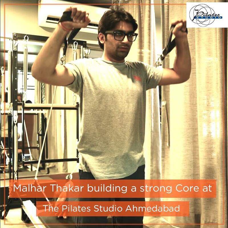 Malhar Thakar working and building a strong core at The Pilates Studio - Ahmedabad! He's getting ready for his upcoming movie release, this Friday! 
We wish @malhar028 and the entire team of #CashOnDelivery all the very best! :D .
.
. 
#Pilates #PilatesCommunity #Fitness #FitnessEnthusiasts #HealthTips #EatHealthy #Stretch #WorkOut #ThePilatesStudio #Graceful #Relax #FitnessMotivation #InstaFit #StottPilates #FitnessStudio #Fitspo 
#ThePilatesStudio #Strength #pilates #PilatesGirl #Tuesday #Workout #WorkoutMotivation #fitness #Exercise