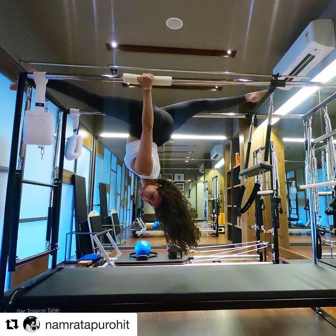 Namrata working out in the private room at the studio... come back soon! We miss you too Namrata ❤

#Repost @namratapurohit (@get_repost)
・・・
Someone once told me, 