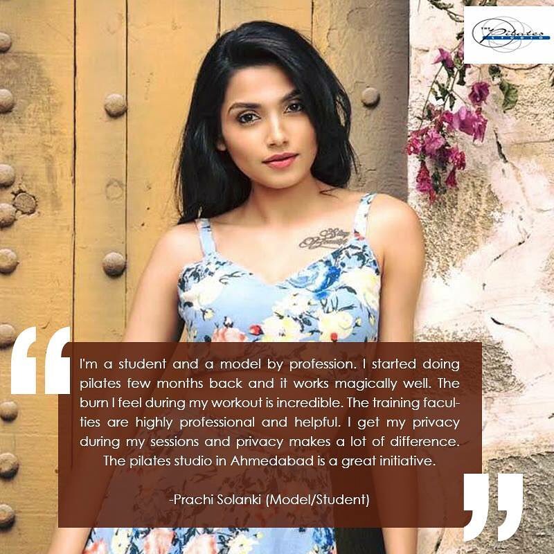 #SaturdayStories: Thank You Prachi Solanki for your comments and feedback! 
Continue training hard and we wish you the very best! :) Contact us for queries on: 9099433422/07940040991
www.pilatesahmedabad.in .
.
. 
#Pilates #PilatesCommunity #Fitness #FitnessEnthusiasts #HealthTips #EatHealthy #Stretch #WorkOut #ThePilatesStudio #Graceful #Relax #FitnessMotivation #InstaFit #StottPilates #FitnessStudio #Fitspo 
#ThePilatesStudio #Strength #pilates #PilatesGirl #ahmedabaddiaries #Workout #WorkoutMotivation #fitness  #ahmedabad #india #igers #instaahmedabad