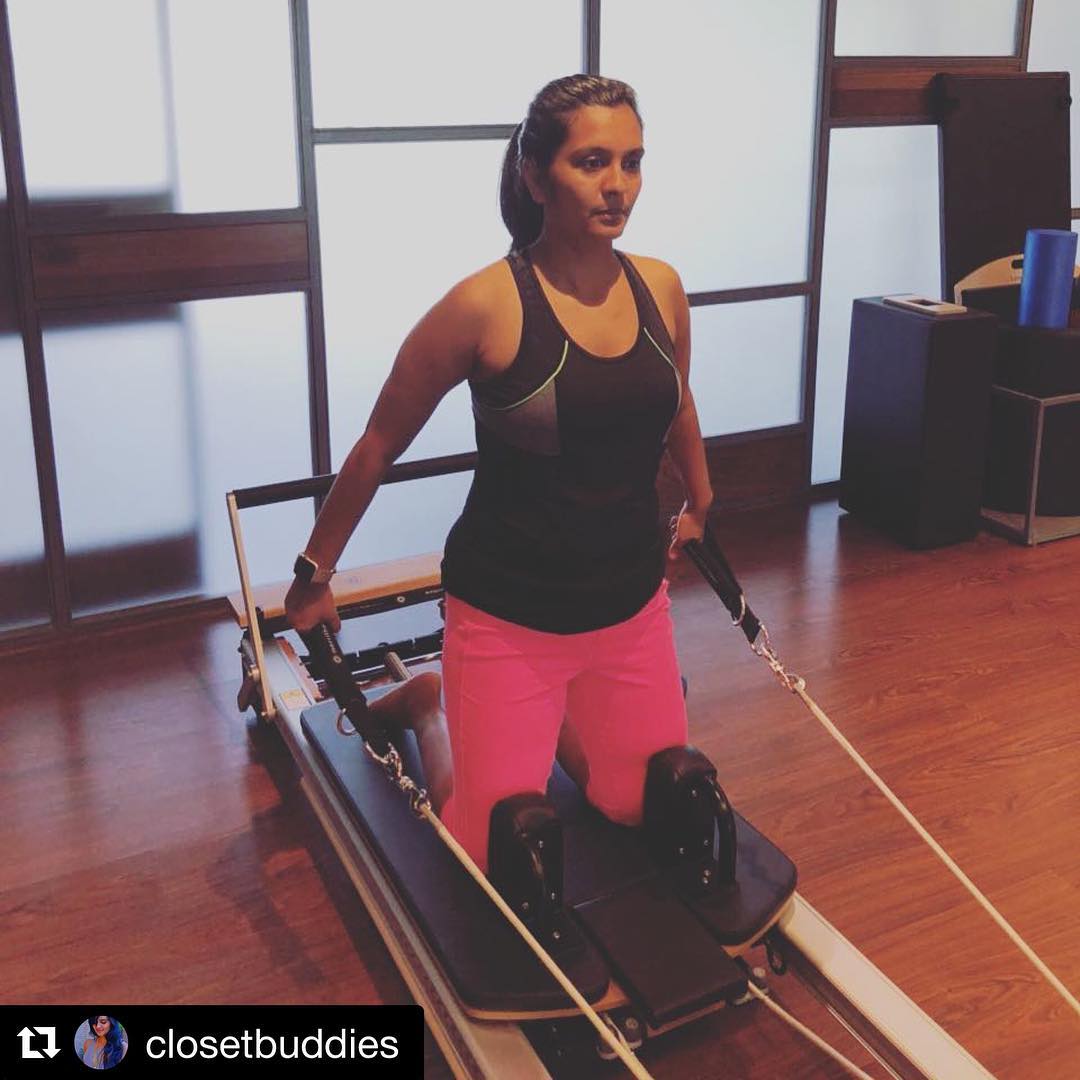 #ClientDiaries: @closetbuddies first hand experience at @thepilatesstudioahmedabad! And we’re pretty sure you Experienced the Magic of Pilates 💫
#Repost @closetbuddies with @get_repost
・・・
Tried my hand at #pilates yesterday and boy was it fun!
.
Thank you @thepilatesstudioahmedabad
@harshika.13 my legs can feel muscles I didn’t even know existed till yesterday 😂.
.
.
.#partner #Pilates #ThePilatesStudio #strength #flexibility #mind #body #soul #workout #FitnessEnthusiast #Fitness #workout #fit #FitnessStudio #Fitspo  #Workout #WorkoutMotivation #fitness 
#pilatesgirl #pilatesbody #thepilatesstudioahemdabad #gettingbettereachday #fitnessforever #ahmedabadevent #ilovemyjob#fitnessfreak