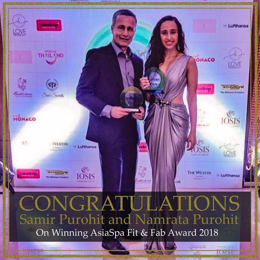 It was indeed a very special day for both our #FitnessInstructors & #PilatesGurus!🎊
.
.
Congratulations to @samir.purohit & @namratapurohit for being awarded the @asiaspa.india #FitAndFab Award 2018!
.
.
Its a Proud moment for all of us at @thepilatesstudioahmedabad 💓
.
.
.
.
#AsiaSpa #FitAndFab #SecondEdition #WellFest2018 #NamrataPurohit #SamirPurohit #FitnessAwards #Mumbai #India #Pilates #ThePilatesStudio #AhmedabadFitness  #CelebrityTrainer #FitnessEnthusiast #Fitness #workout #fit #weekday #ahmedabad #celebrity #InstaFit #FitnessStudio #Fitspo  #Workout #WorkoutMotivation #fitness 
#pilatesgirl #pilatesbody #thepilatesstudioahmedabad #celebritytrainer #gettingbettereachday