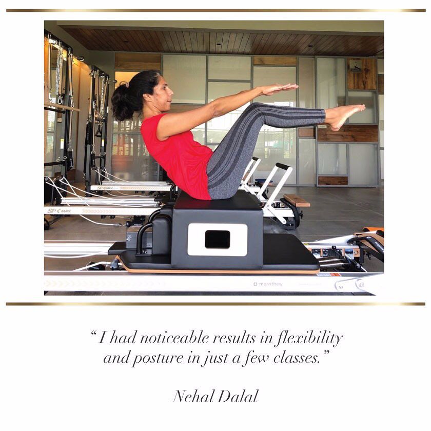 #SundayStories: @nehal.dalal is on her way to becoming a #PilatesGirl!
.
.
She is determined to stay in shape and seems to have lost quite a few pounds! 💪🏼 .
.
Here's what she has to say about Pilates 👆🏼 .
.
Contact us for queries on: 9099433422/07940040991
www.pilatesaltitude.com
.
.
.
.
. 
#Pilates #PilatesCommunity #Fitness #Stretch #WorkOut #ThePilatesStudio  #FitnessMotivation #InstaFit #FitnessStudio #Fitspo 
#ThePilatesStudio #Strength #pilates #PilatesGirl #ahmedabad #Workout #WorkoutMotivation #fitness  #india #igers #insta #fitnessjourney #beingfit #healthylifestyle #fitnessfreak  #weekendvibes