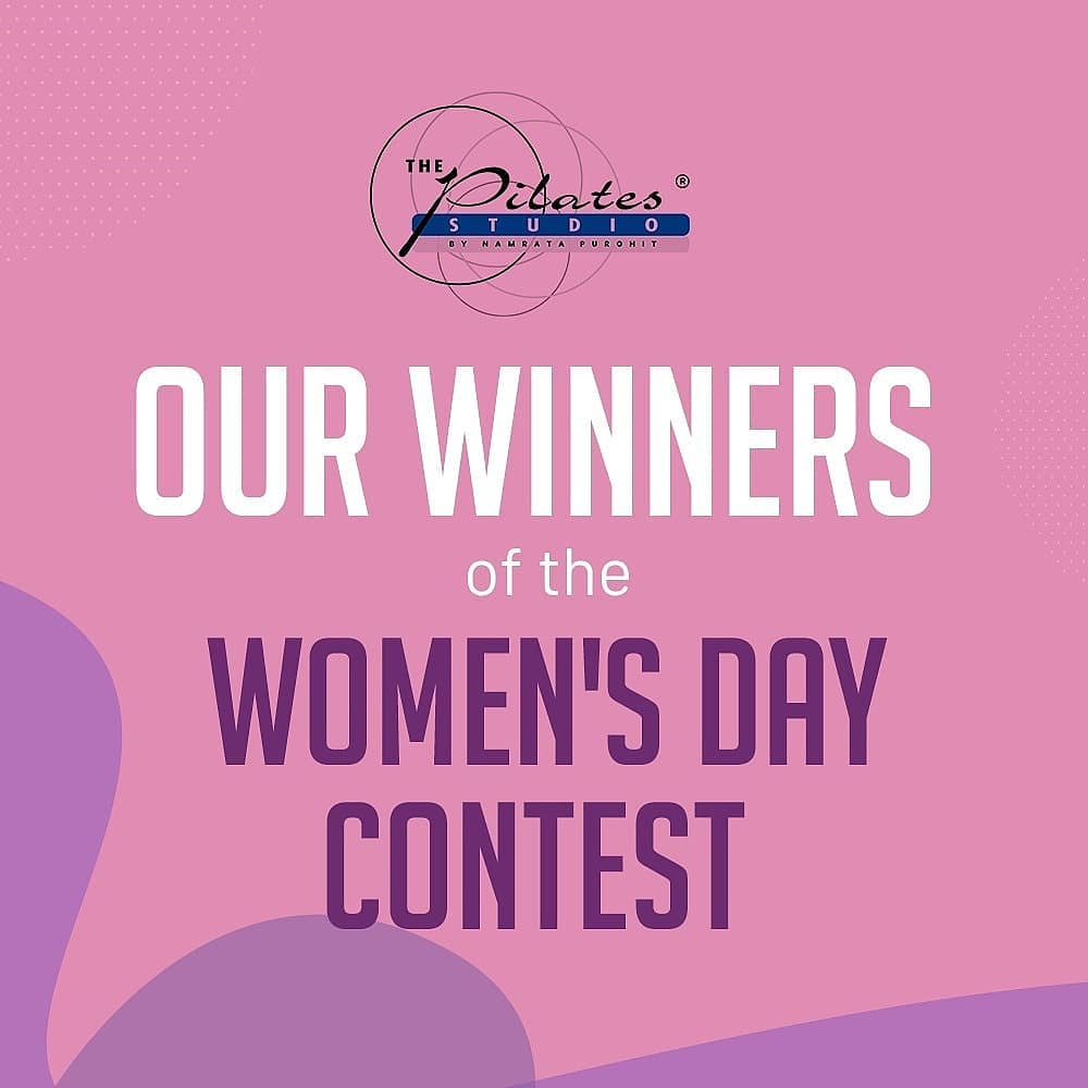 We are happy to announce the winners of the womens day contest. We had an overwhelming response and it was a difficult task to select only 3 winners. So here we are with 5 winners ❤️ Congratulations to: 
@_fithuman_
@_shaloo
@bshjwani
@capricorn_garnet
@arpitha.divakar
.
.
. 
#Pilates #PilatesCommunity #Fitness #Stretch #WorkOut #ThePilatesStudio  #FitnessMotivation #InstaFit #FitnessStudio #Fitspo 
#ThePilatesStudio #Strength #pilates #Workout #WorkoutMotivation #fitness  #india #igers #insta #fitnessjourney #beingfit #healthylifestyle #fitnessfreak #celebrity #bollywood #celebritytrainer