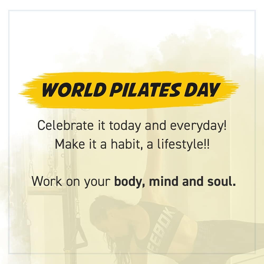 “In 10 sessions you’ll feel the difference, in 20 sessions you’ll see a difference, and in 30 sessions you’ll have a whole new body” - Joseph Pilates.

Let's celebrate this exceptional exercise method that has transformed many lives  throughout the world for decades💪🏻 #HappyWorldPilatesDay
.
.
.
.
.
. 
#Pilates #PilatesCommunity #Fitness #FitnessEnthusiasts #HealthTips #EatHealthy #Stretch #WorkOut  #Graceful #Relax #FitnessMotivation #InstaFit  #Fitspo 
#ThePilatesStudio #Strength  #PilatesGirl  #WorkoutMotivation #fitness #Exercise
#WorkoutFromHome #WorkoutAtHome  #PilatesDay #InternationalPilatesDay #WorldPilatesDay