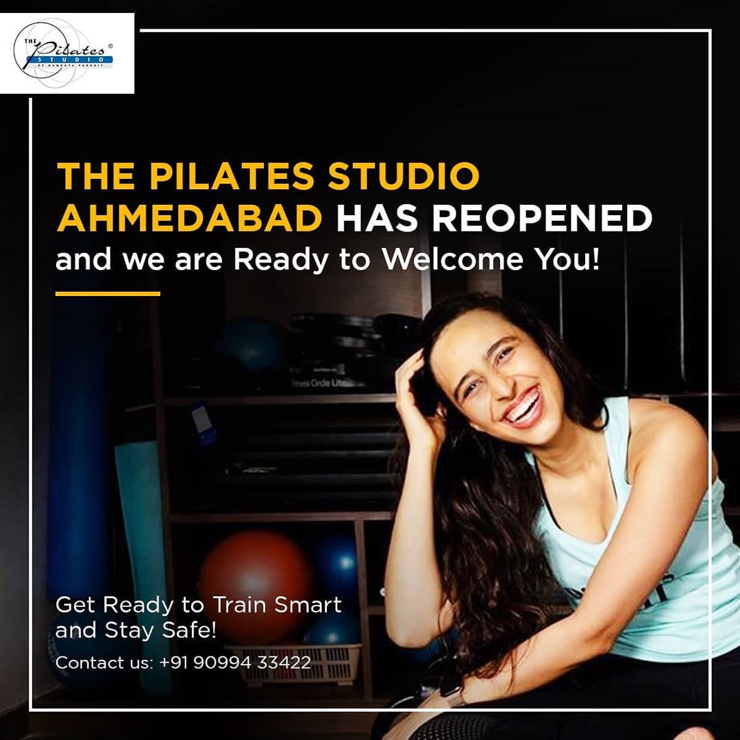 Pilates not only strengthens the bigger muscles of the body but also the smaller deeper muscles of the body! Developing and strengthening your body inside out!! .
.
Pilates classes at @thepilatesstudioahmedabad  will allow you to gain maximum benefits from each workout 💪🏼
.
. 
Contact us for queries on: 090994 33422
www.pilatesaltitude.com
.
.
#Fitness #FitIndia #TrainSmart #Pilates #Exercise
#BollywoodFitness #BollywoodFitnessTrainer
#WeekdayMotivation #India #FitnessEnthusiasts #HealthTips #EatHealthy #Stretch #WorkOut #ThePilatesStudio #Humfittohindiafit  #strongwomen #FitnessMotivation #InstaFit #exercisemotivation #FitnessStudio #Fitspo #exercise #Strength #love #Workout  #instafitness #igers