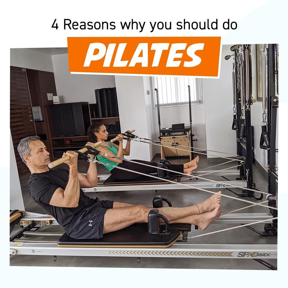 Pilates is not about being better than someone else, its about being better than you used to be! Check out the 4 most important reasons why you should incorporate Pilates in your daily routine.
.
.
Call/Message/WhatsApp on 90994 33422 to book your session or become a member.
www.pilatesaltitude.com 
.
.
. 
#Pilates #PilatesCommunity #Fitness #FitnessEnthusiasts #HealthTips #EatHealthy #Stretch #WorkOut #ThePilatesStudio #Graceful #Relax #FitnessMotivation #InstaFit #StottPilates #FitnessStudio #Fitspo