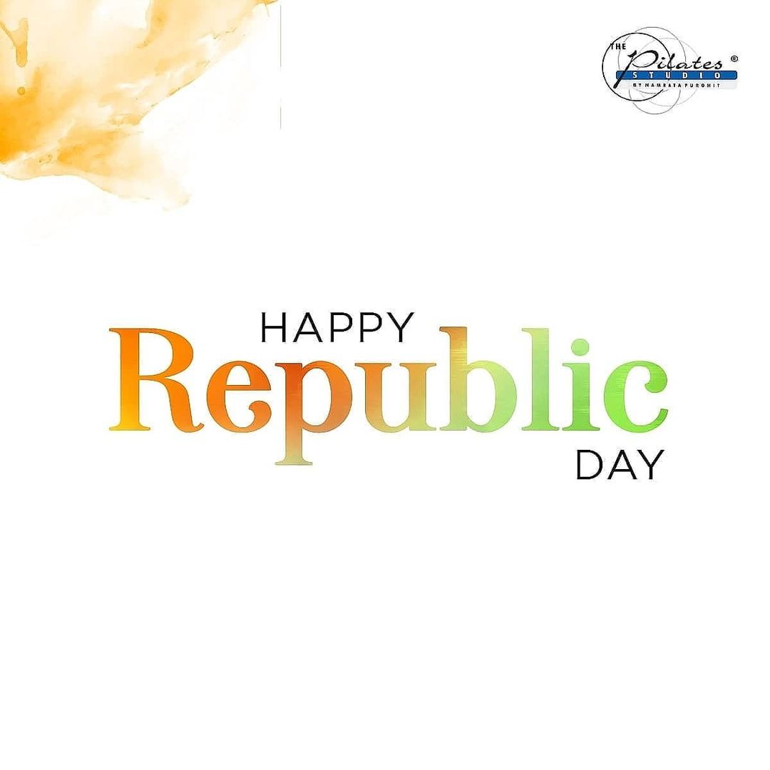 Happy 72nd Republic Day! On this day let’s commemorate the true heroes of India who sacrificed their lives for a free country.
.
.
.
.
#Pilates #PilatesCommunity #Fitness #FitnessEnthusiasts #HealthTips #EatHealthy #Stretch #WorkOut #ThePilatesStudio #Graceful #Relax #FitnessMotivation #InstaFit #StottPilates #FitnessStudio #Fitspo 
#ThePilatesStudio #Strength #pilates #PilatesGirl  #Workout #WorkoutMotivation #fitness #republicday #happyrepublicday