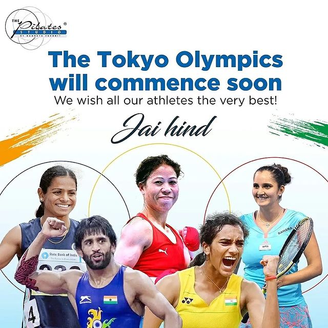 The largest-ever squad of Indian athletes is set to compete across a whopping 18 sporting disciplines. The contingent consists of a number of seasoned campaigners coupled with some first-timers, all of whom are determined to make a mark at the Games.
The #TokyoOlympics will commence soon.

We wish all our athletes the very best!
We #Cheer4India
Jai Hind 🇮🇳 
.
.
.
Pilates #PilatesCommunity #Fitness #FitnessEnthusiasts #HealthTips #EatHealthy #Stretch #WorkOut #ThePilatesStudio #Graceful #Relax #FitnessMotivation #InstaFit #StottPilates #FitnessStudio #Fitspo 
#ThePilatesStudio #Strength #pilates #PilatesGirl  #Workout #WorkoutMotivation #fitness  #india #igers
