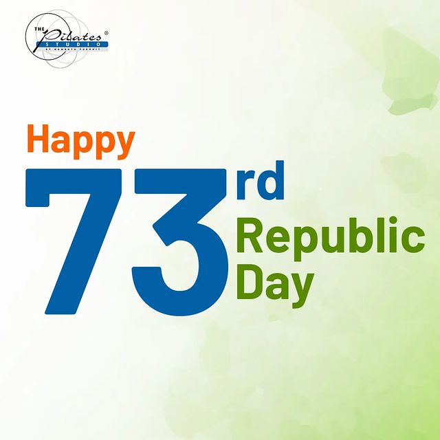 May we always have the freedom of choice, freedom of expression and the freedom to dream. Happy Republic Day!
.
.
.
.
#HappyRepublicDay #RepublicDay #republicdayindia #FitnessEnthusiasts #HealthTips #EatHealthy #Stretch #WorkOut #ThePilatesStudio #Graceful #Relax #FitnessMotivation #InstaFit #StottPilates #FitnessStudio #Fitspo 
#ThePilatesStudio #Strength #pilates #PilatesGirl  #Workout #WorkoutMotivation #fitness #republicday #happyrepublicday