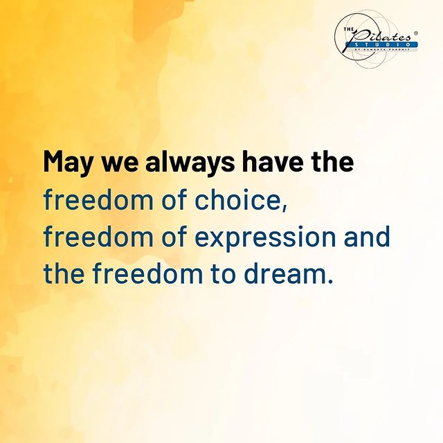 May we always have the freedom of choice, freedom of expression and the freedom to dream. Happy Republic Day!
.
.
.
.
#HappyRepublicDay #RepublicDay #republicdayindia #FitnessEnthusiasts #HealthTips #EatHealthy #Stretch #WorkOut #ThePilatesStudio #Graceful #Relax #FitnessMotivation #InstaFit #StottPilates #FitnessStudio #Fitspo 
#ThePilatesStudio #Strength #pilates #PilatesGirl  #Workout #WorkoutMotivation #fitness #republicday #happyrepublicday