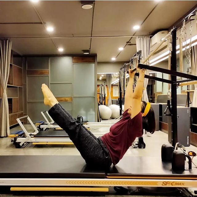 Pilates is her happy hour 😊 is it yours too? ;)
.
.
Dm us for queries.
www.pilatesaltitude.com
.
.
. 
#Pilates #PilatesCommunity #Fitness #FitnessEnthusiasts #HealthTips #EatHealthy #Stretch #WorkOut #ThePilatesStudio #Graceful #Relax #FitnessMotivation #InstaFit #StottPilates #FitnessStudio #Fitspo 
#ThePilatesStudio #Strength #pilates #PilatesGirl  #Workout #WorkoutMotivation #fitness #Exercise  #WorkoutChallenge