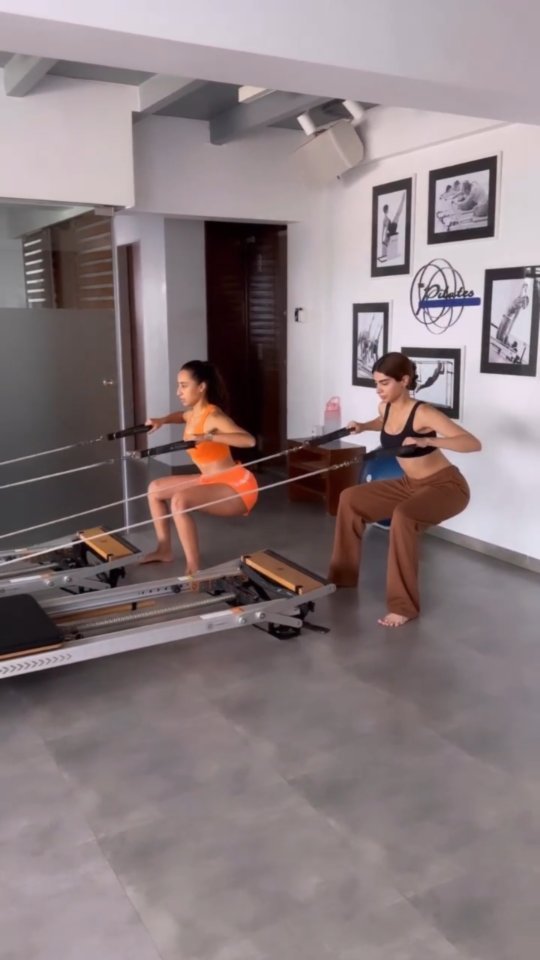 It's time to get back and burn those evil calories. Hope you had a lovely time this Diwali with your loved ones 💖
Here you can see, @khushi05k and @namratapurohit working those muscles in an intense Pilates session at The Pilates Studio 
#TrainSmart 💪🏻
.
.
.
. 
#Pilates #diwalicelebrations #festiveseason #funtimes #sweets  #ThePilatesStudio  #FitnessMotivation #InstaFit #FitnessStudio #Fitspo 
#ThePilatesStudio #Strength #pilates #Workout #WorkoutMotivation #fitness #india #igers #insta #fitnessjourney #beingfit #healthylifestyle #diwali