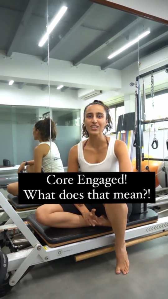 You’ve probably heard our Original Pilates Girl @namratapurohit say engage your core a lot of times! But what exactly does she mean!? 
Watch to know more 💪🏻
.
.
#Pilates #pilatesinstructor #coreengaged #strong #core #corepower #pilatesgirlmotivation