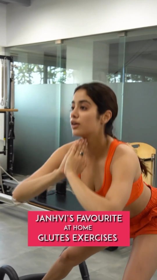#ThursdayTips : Sharing some of @janhvikapoor favourite glutes exercises to do when she cannot make it to the studio.. these are great to do at home or when you’re travelling, they really fire up the glutes 🔥 do atleast 15-20 Reps of each and 2-4 sets depending on how you’re adding it to your workout.. add the props, like dumbbells and resistance bands, when you’re ready to up it ⭐️🔥
.
.
#glutes #glutesworkout #pilatesgirl #pilates #trainsmart #move #workoutathome #exercisemotivation